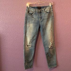 Distressed Judy Blue Relaxed Fit Jeans